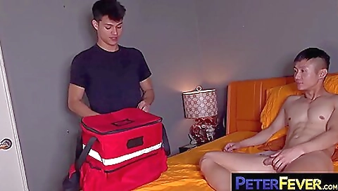 Athletic Top Sticks His Raw Dick Deep Into Jason Wolfs Asshole - Peter Fever And Hans Raw