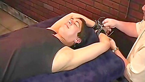 Naughty bondage video that is a hot bondage action