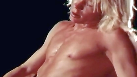 A really cute vintage blonde gets fucked by the guys in her mouth