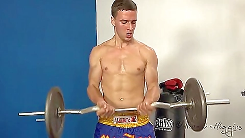 Muscular guy with a hairy ass shows that he is a great guy