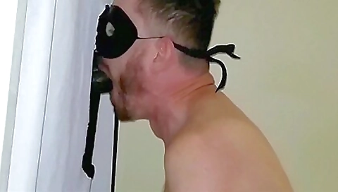Busty amateur beauty and two black studs share glory hole