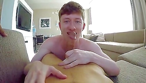 Gr-balls in the face in a hot amateur pov sex video