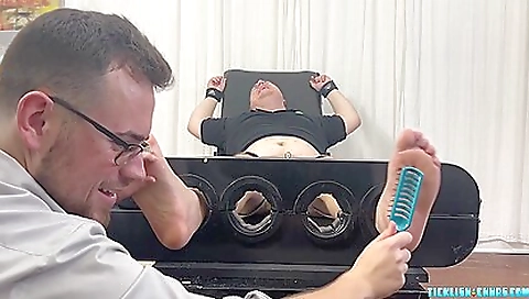 Teen blonde with a hot ass gets fucked by a large dildo