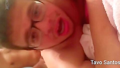 Amateur 18+ teen 18+ pussy cogo by a chubby and handsome young man