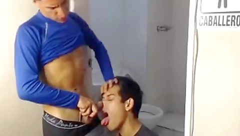 Hot homemade interracial threesome with cum on the faces
