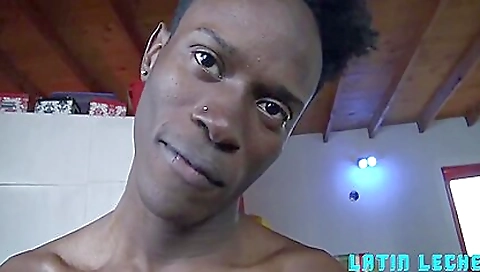 Big black cock brunette suck cumshot in my POV vid