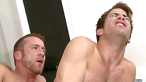 Busty brunette with a hot ass is getting a big dick
