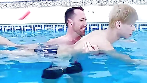 Horny blonde with a big booty gets her ass fucked deep