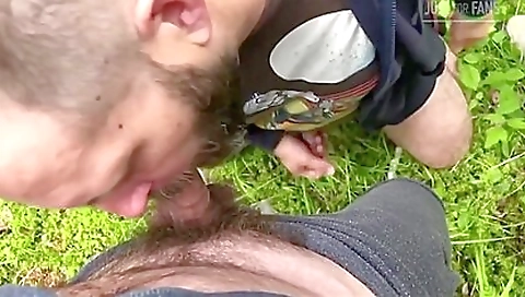 Stunning brunette rides a dick in the outdoor park